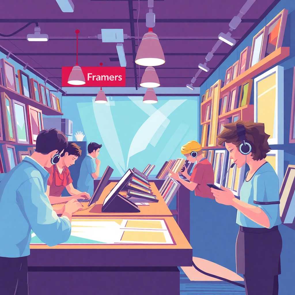 Transform Your Custom Frame Shop with a Tailored SMS Solution—Keep Your Personal Line Private!