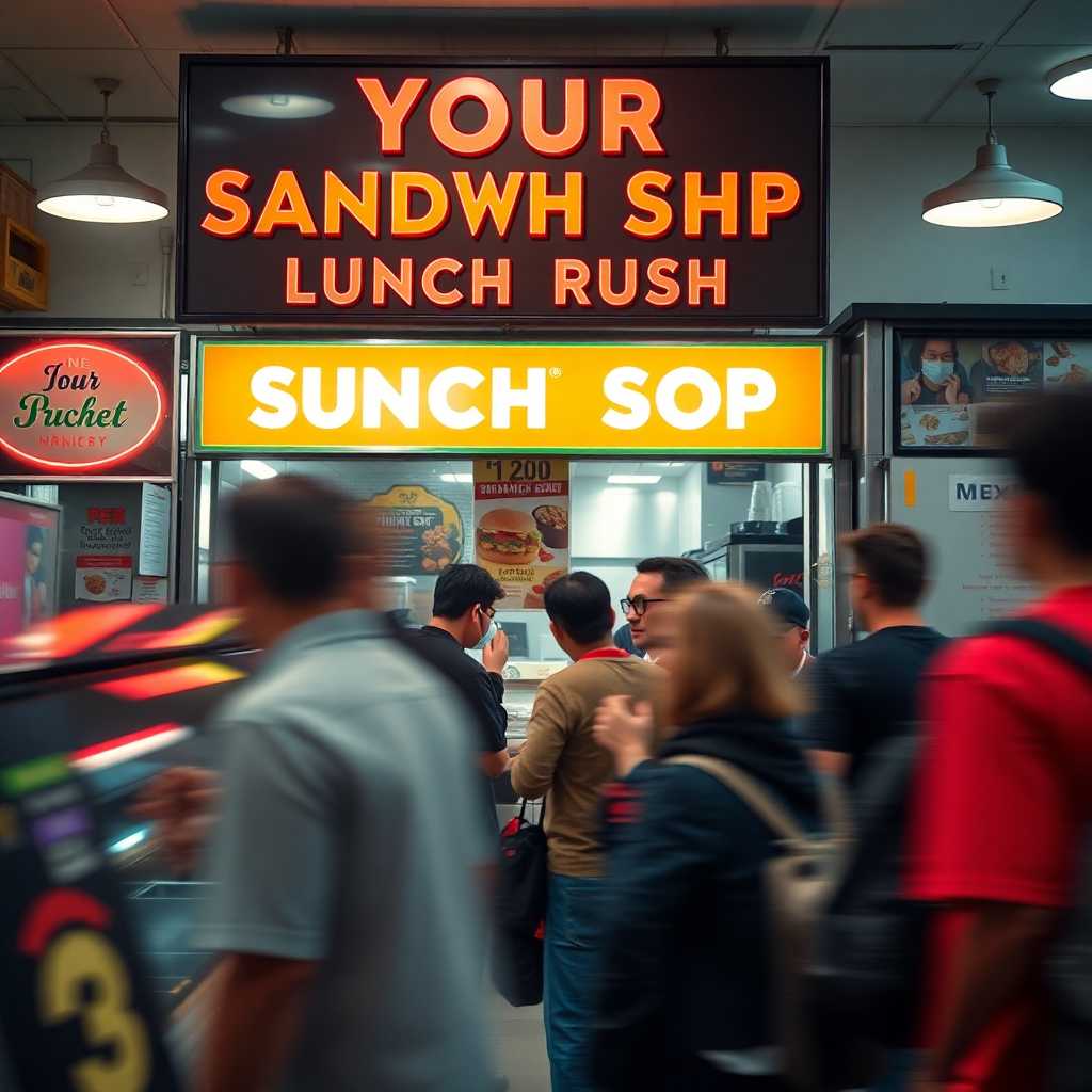 Streamline Your Sandwich Shop Amidst Customer Chaos: Discover the Seamless Solution