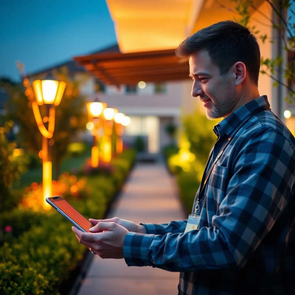 Captivate Your Clients with Seamless SMS Communication in Landscape Lighting
